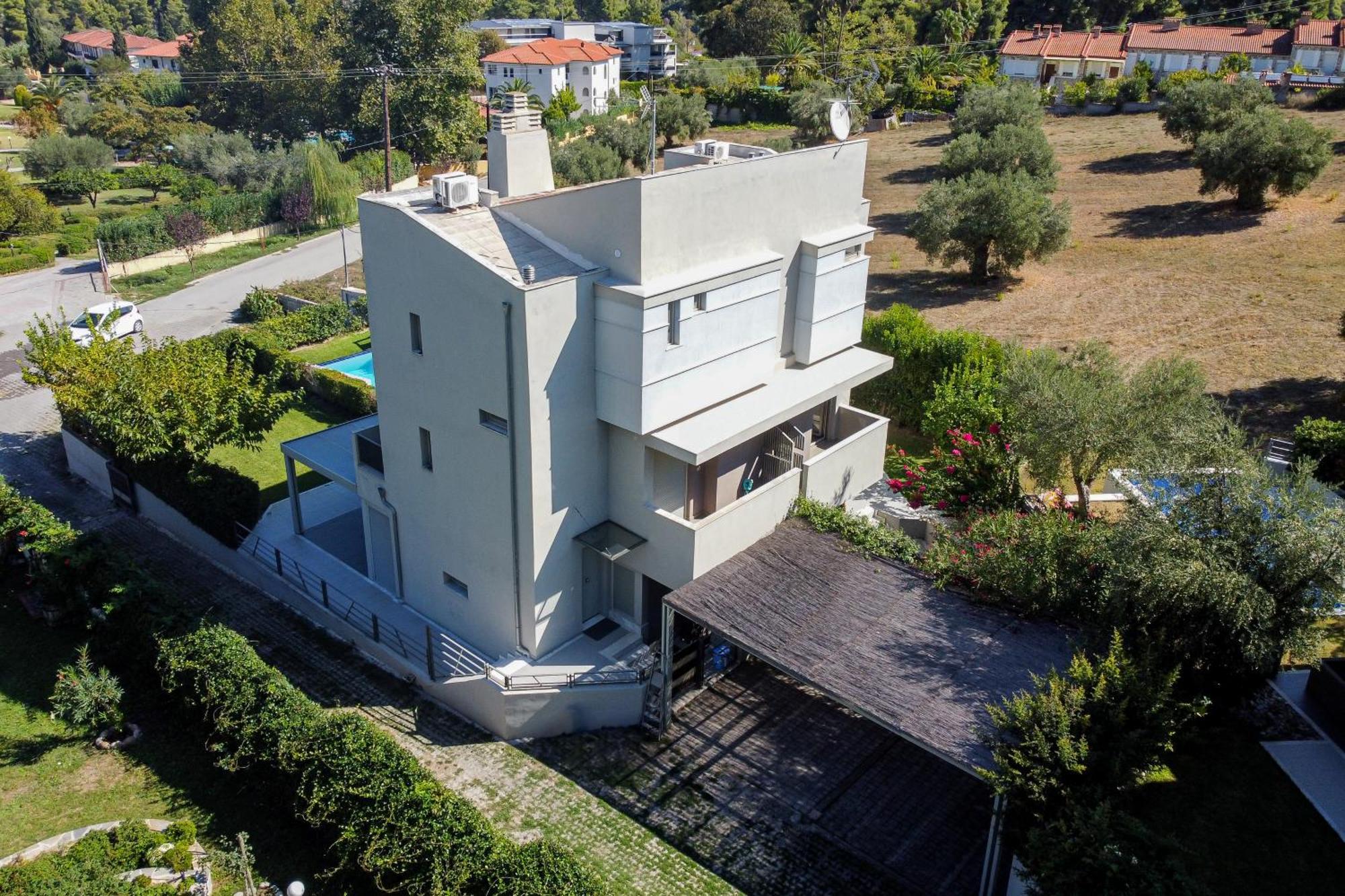 Deluxe Chrousso Pool Villa Paliouri Exterior photo